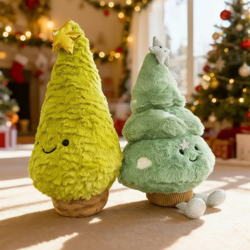 PlushEvergreen | Charming Soft Plush Christmas Tree Figurine 3