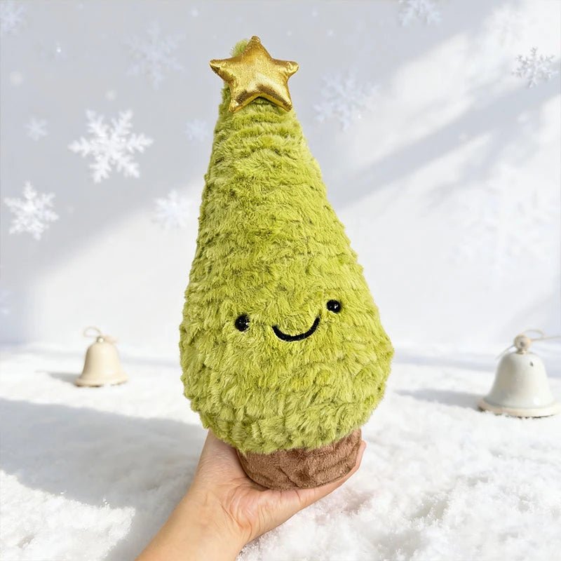 PlushEvergreen | Charming Soft Plush Christmas Tree Figurine 7