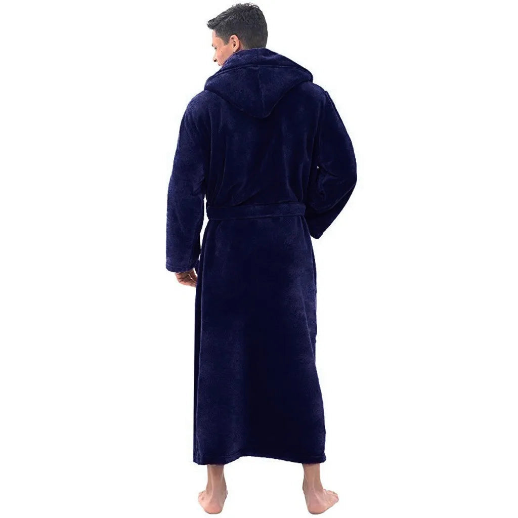 PlushHaven | Cozy Soft Hooded Mens Dressing Gown for Ultimate Comfort 1