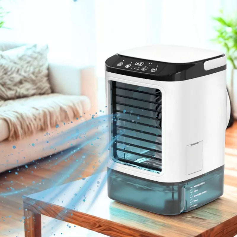 Portable Air Cooler Humidifier Fan with Night Light 0