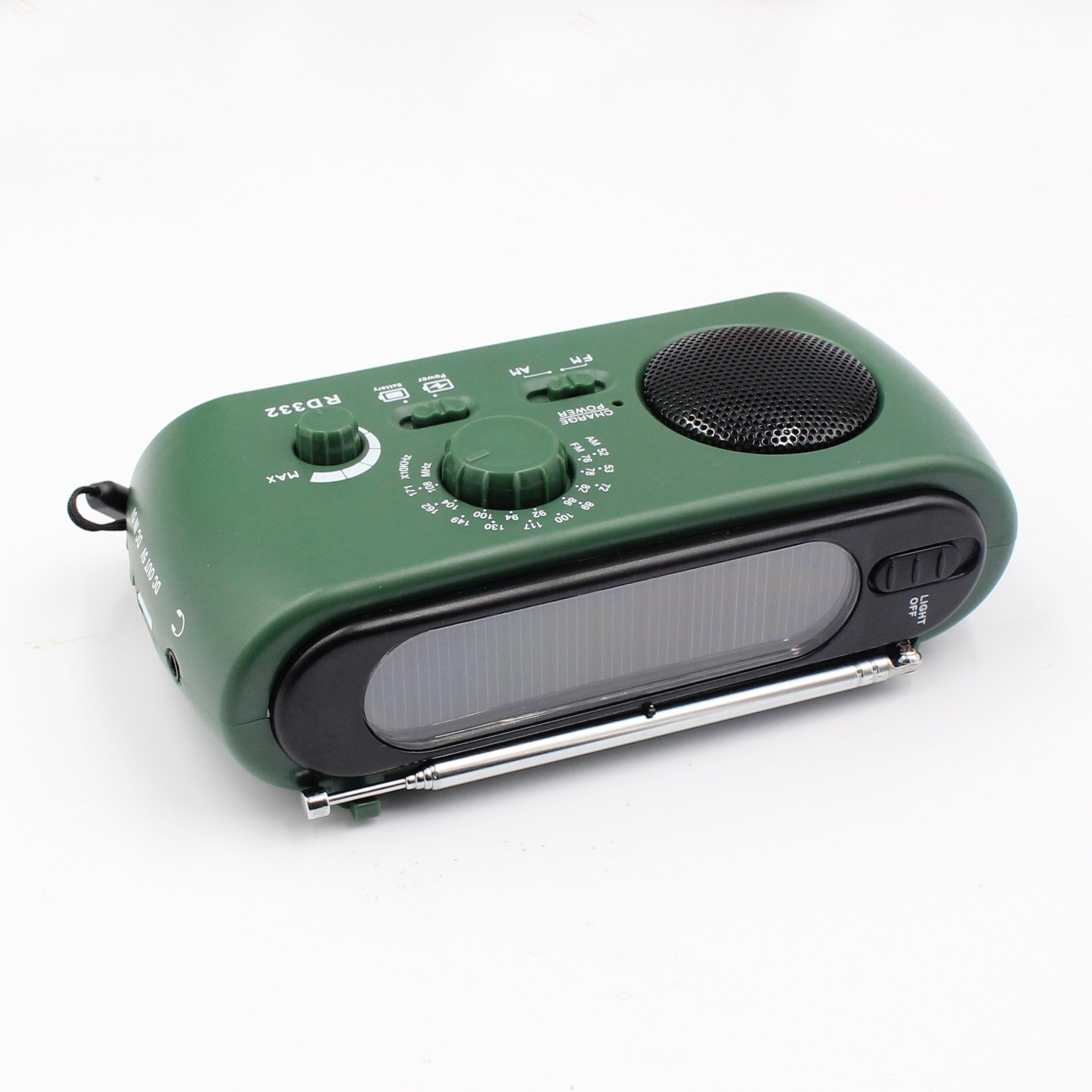 Portable Emergency Radio with AM/FM/NOAA, USB Charger, LED Flashlight, Water Resistant for Camping and Outdoor Use 2