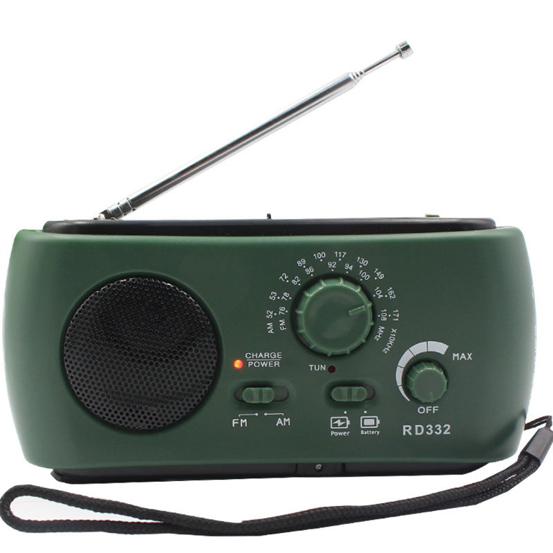 Portable Emergency Radio with AM/FM/NOAA, USB Charger, LED Flashlight, Water Resistant for Camping and Outdoor Use 4