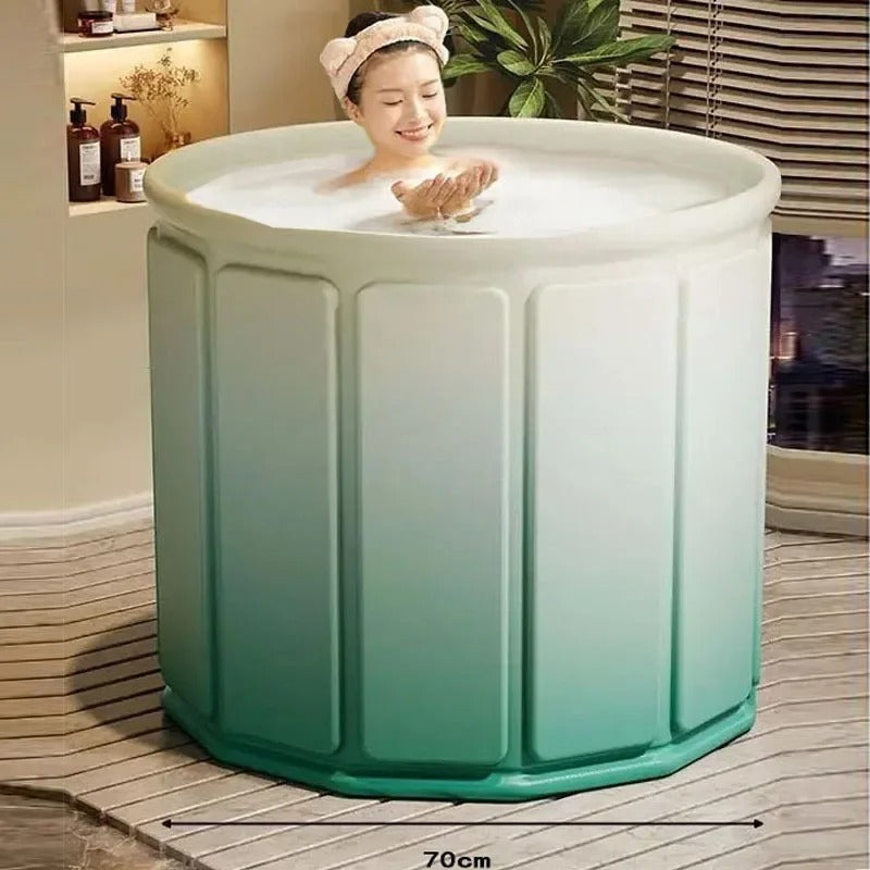 Portable Freestanding Plastic Bath Tub for Adults 1