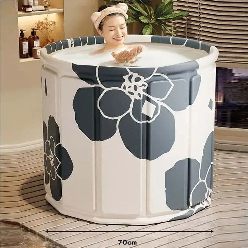 Portable Freestanding Plastic Bath Tub for Adults 11