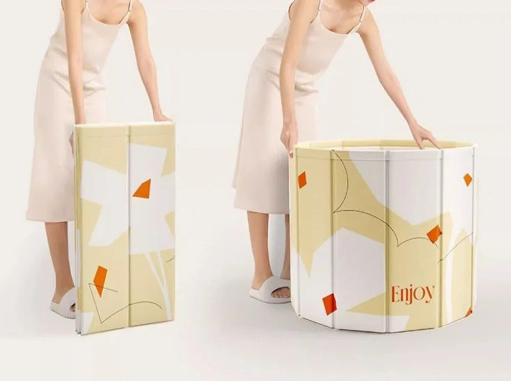 Portable Freestanding Plastic Bath Tub for Adults 2