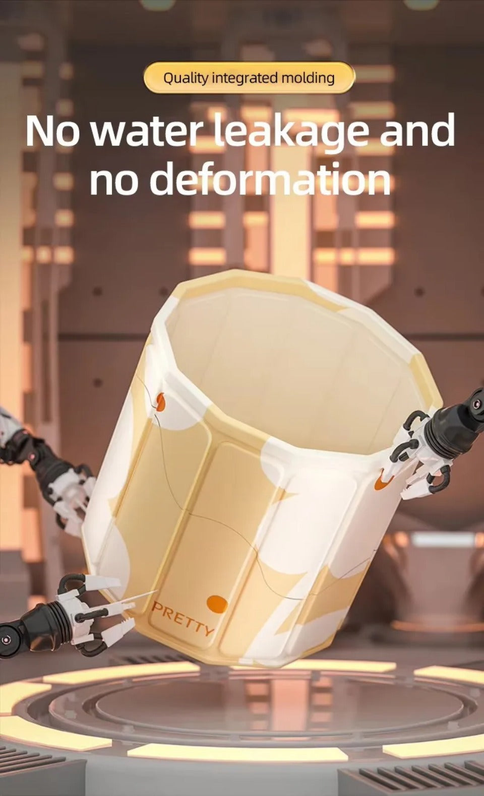 Portable Freestanding Plastic Bath Tub for Adults 3