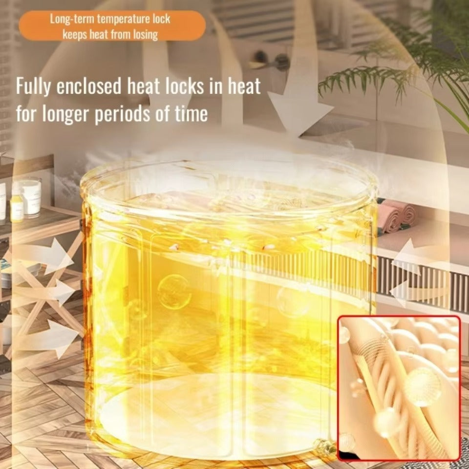 Portable Freestanding Plastic Bath Tub for Adults 5