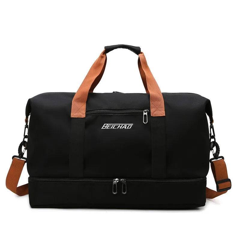 Portable Gym Bag with Shoe Compartment and Wet/Dry Separator for Travel - Durable Fitness Tote 5