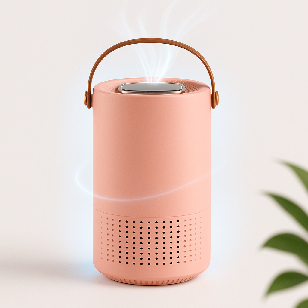Portable HEPA Air Purifier for Home and Office with 3-Stage Filtration and Negative Ion Generator 1