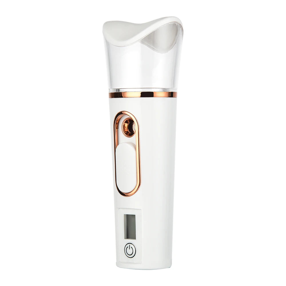 Portable Nano Ionic Facial Steamer Rechargeable Moisture Enhancer for At Home Use 0