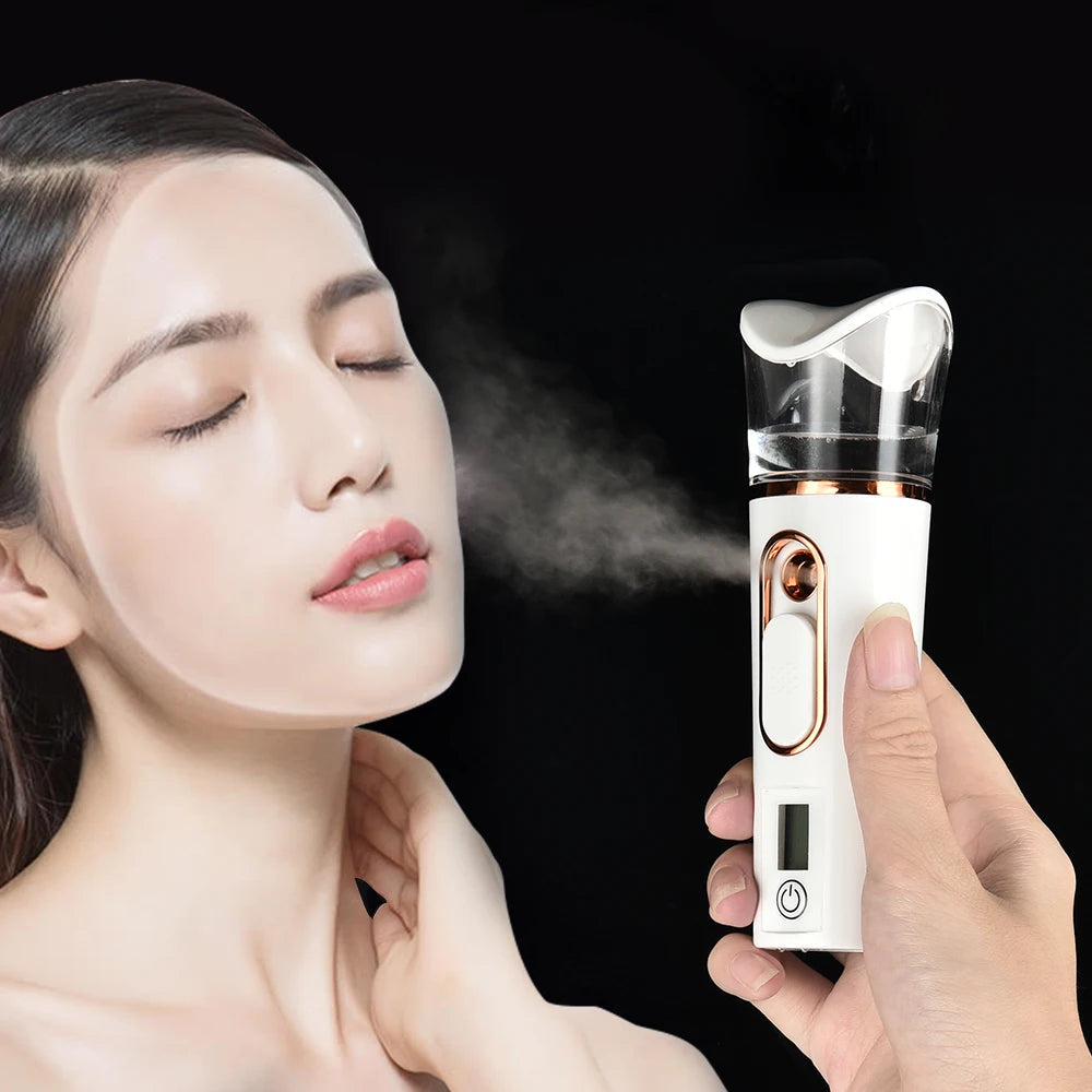 Portable Nano Ionic Facial Steamer Rechargeable Moisture Enhancer for At Home Use 1