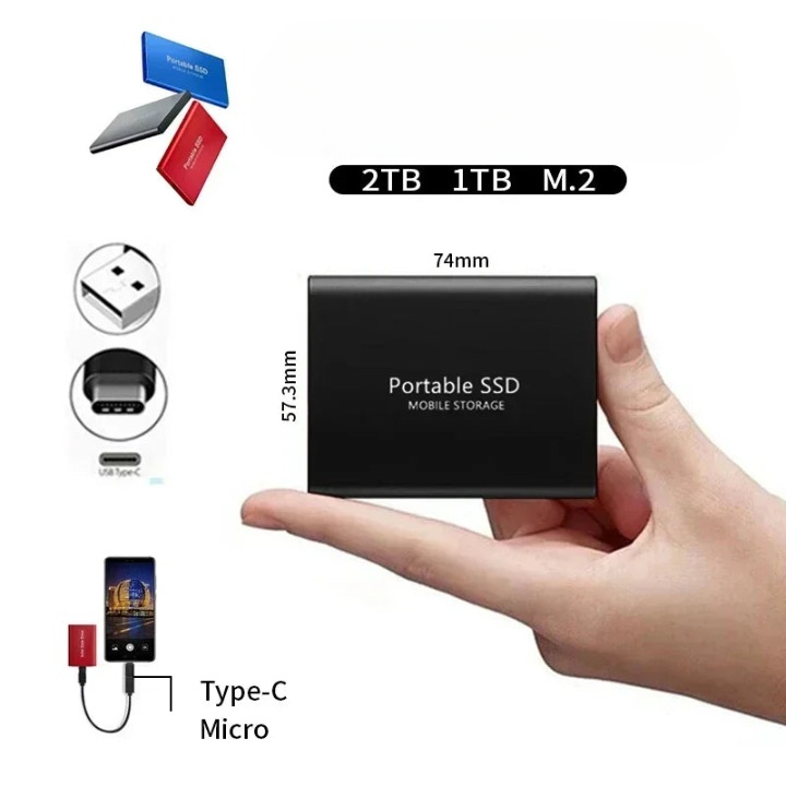 Portable SSD Drive Compact High-Speed Storage 3
