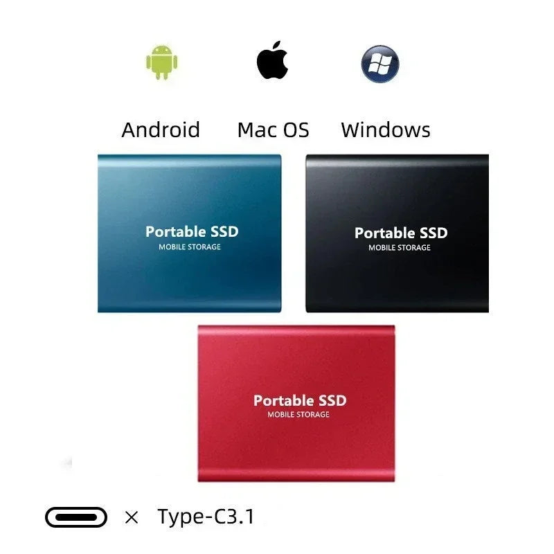 Portable SSD Drive Compact High-Speed Storage 4