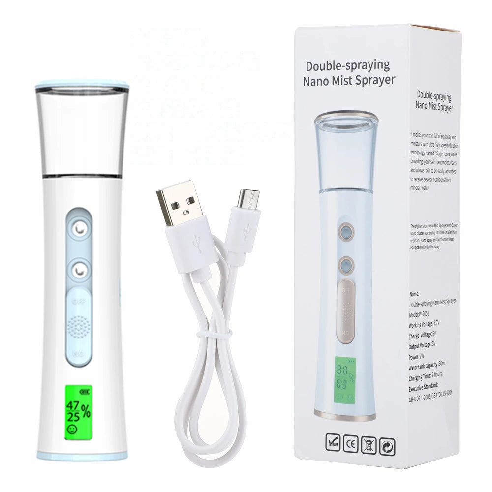 Portable Skin Moisturizer Nano Mister Hydrating Plastic 0