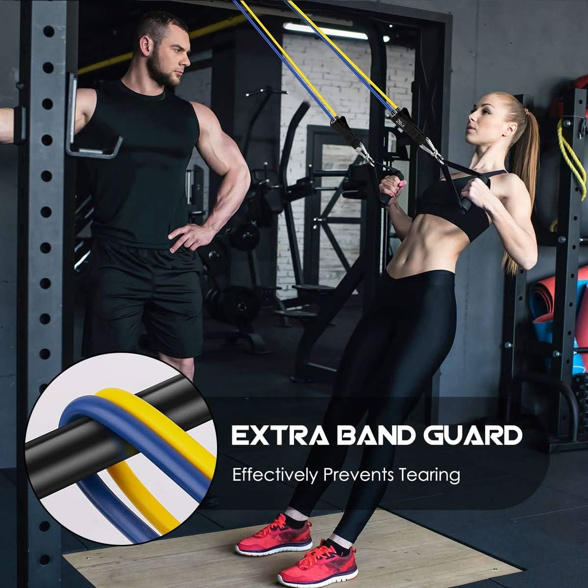 PowerBand | Heavy-Duty Resistance Bands for Stretching and Muscle Toning 4