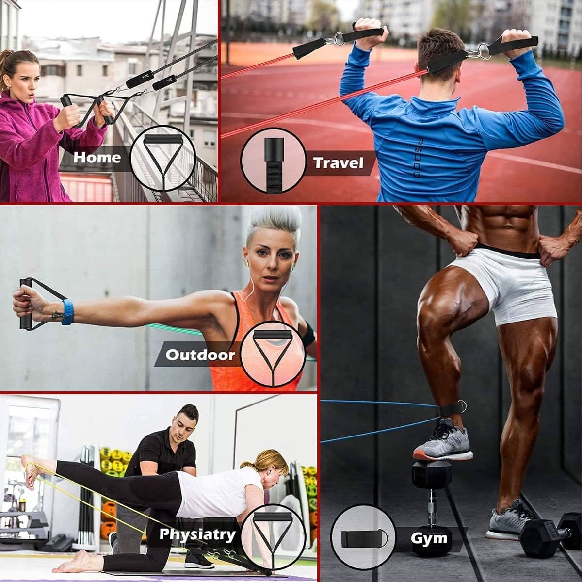 PowerBand | Heavy-Duty Resistance Bands for Stretching and Muscle Toning 5