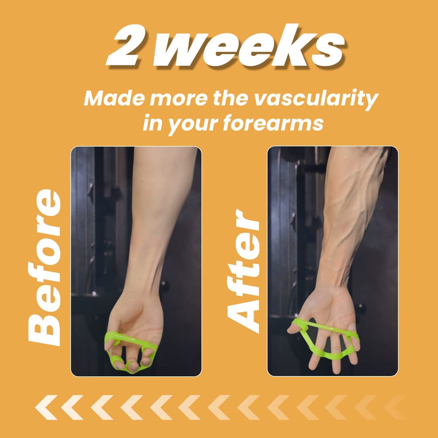 PowerGrip-6 | Hand Strengthener Set for Grip Power and Pain Relief 6