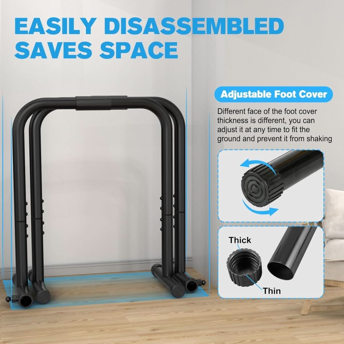 PowerGrip Pro | Adjustable Dip Station for Full-Body and Core Strength Workouts 3