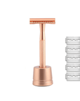 PrecisionBlade | 5-Blade Luxury Razor Set in Rose Gold, Silver & Black 4