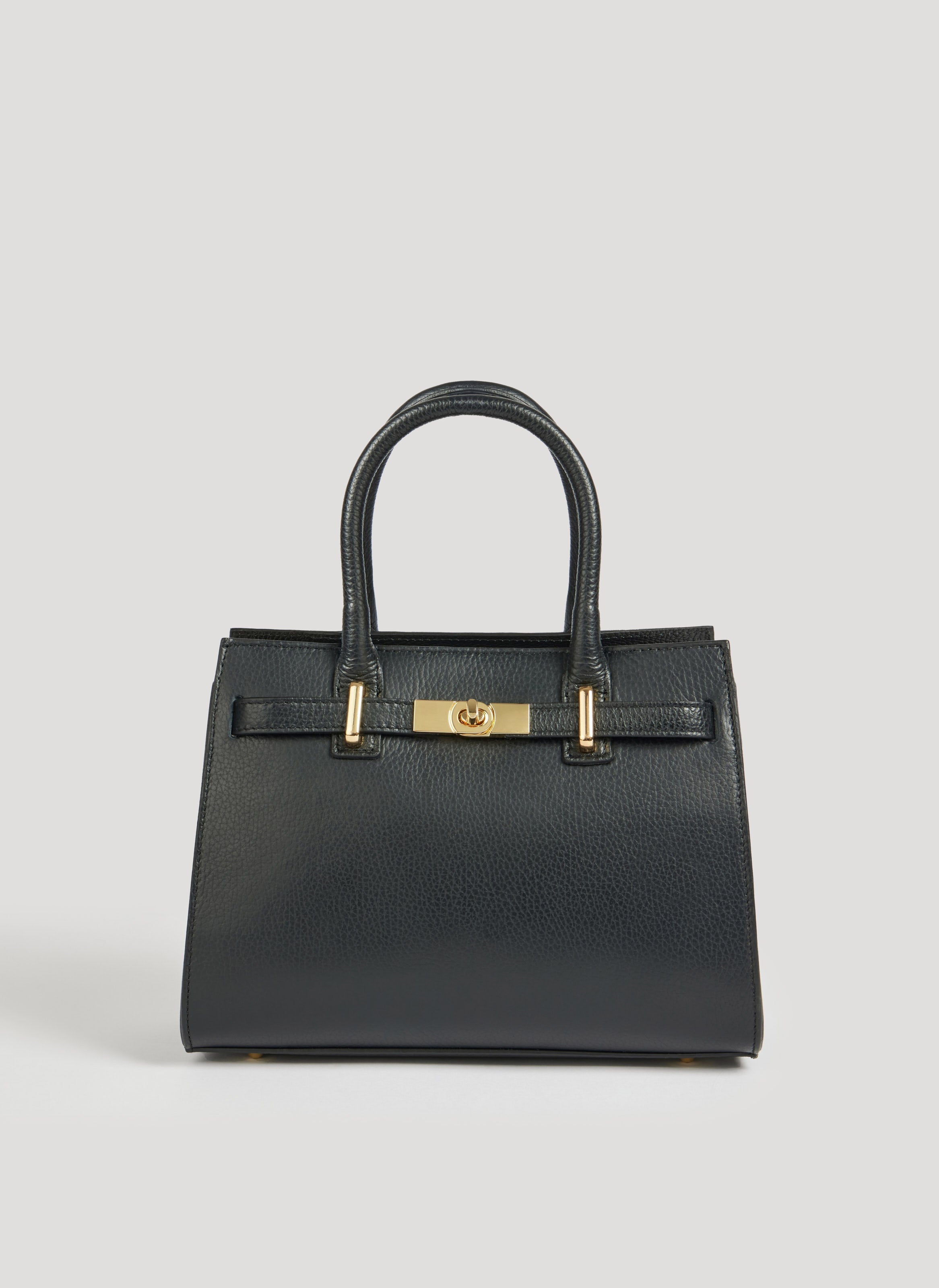 Premium Black Togo Leather Shoulder Bag – Chic and Versatile Women’s Handbag for Work, Travel, and Casual Use 0