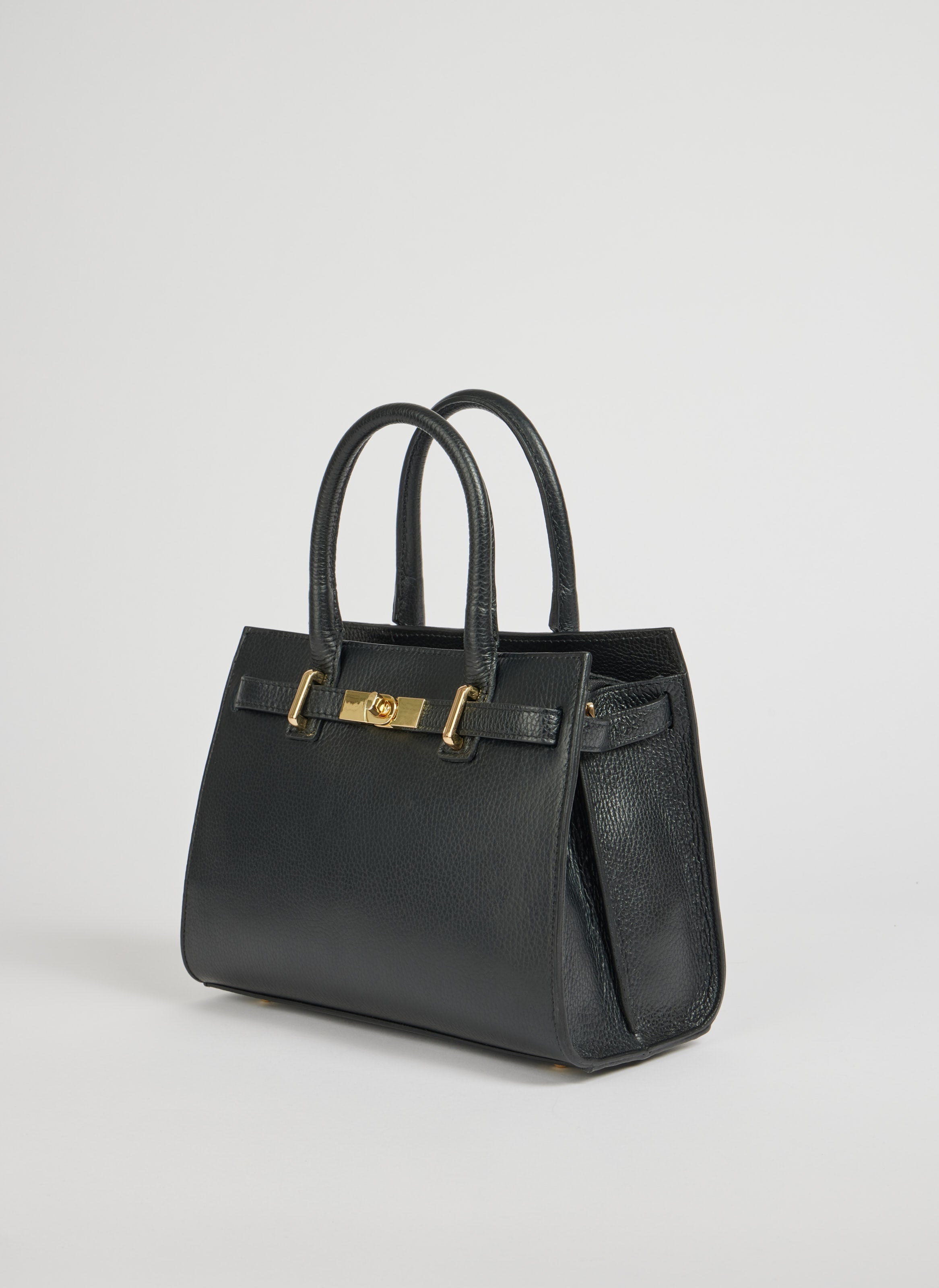 Premium Black Togo Leather Shoulder Bag – Chic and Versatile Women’s Handbag for Work, Travel, and Casual Use 1