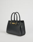 Premium Black Togo Leather Shoulder Bag – Chic and Versatile Women’s Handbag for Work, Travel, and Casual Use 1