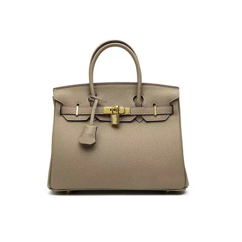 Premium Cowhide Leather Handbag with Zipped Pockets – Stylish and Durable Accessory for Every Occasion 12