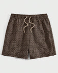 Kai | Statement Print Shorts with Adjustable Waistband