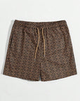 Kai | Statement Print Shorts with Adjustable Waistband
