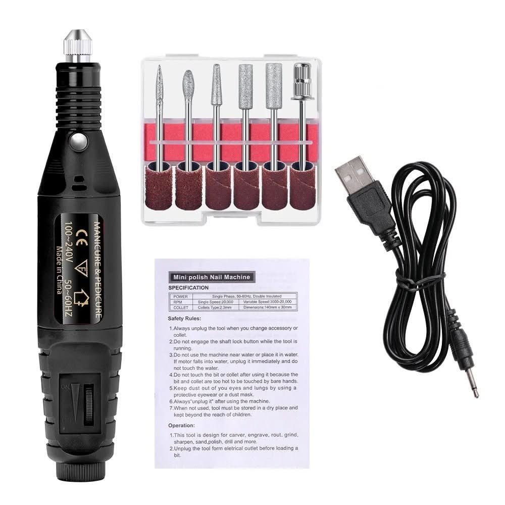 ProNail Expert | 6-in-1 Nail Care Set for Manicure &amp; Pedicure Grooming 6