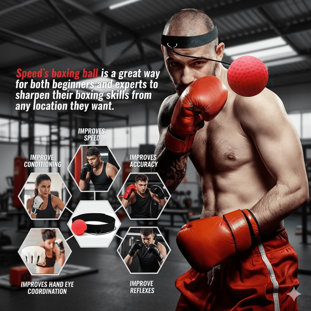 PunchPro Reflex Ball | Boxing Reflex Trainer for Speed and Coordination 2