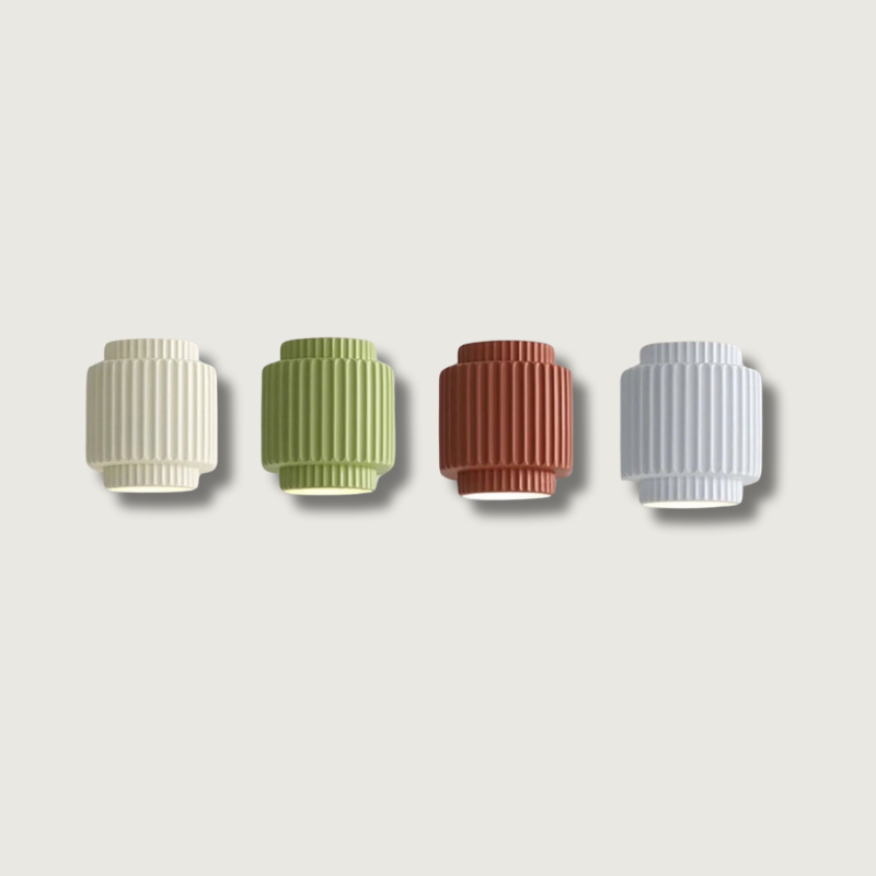PureBeam – Scandinavian Wall Lamp with Striped Design 1