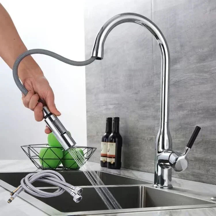 PureFlow - Kitchen Tap with Retractable Hand Shower 0