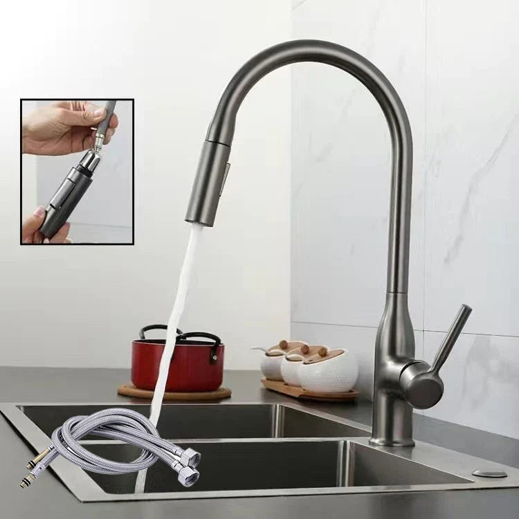 PureFlow - Kitchen Tap with Retractable Hand Shower 1