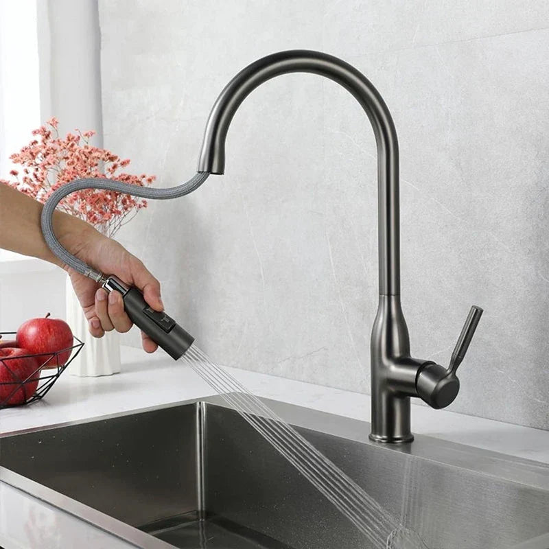 PureFlow - Kitchen Tap with Retractable Hand Shower 2