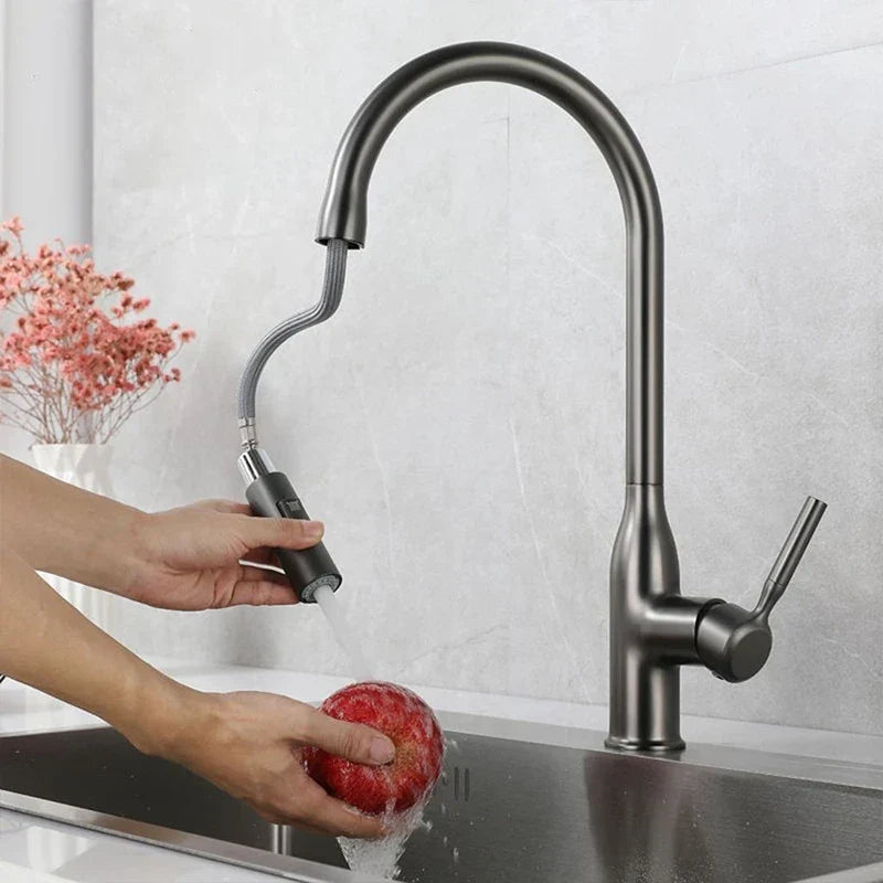 PureFlow - Kitchen Tap with Retractable Hand Shower 3