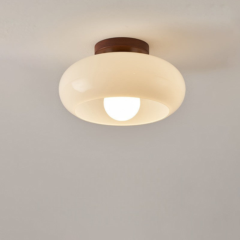 Quartzel | French Bauhaus Cream Ceiling Lamp for Home Living 0
