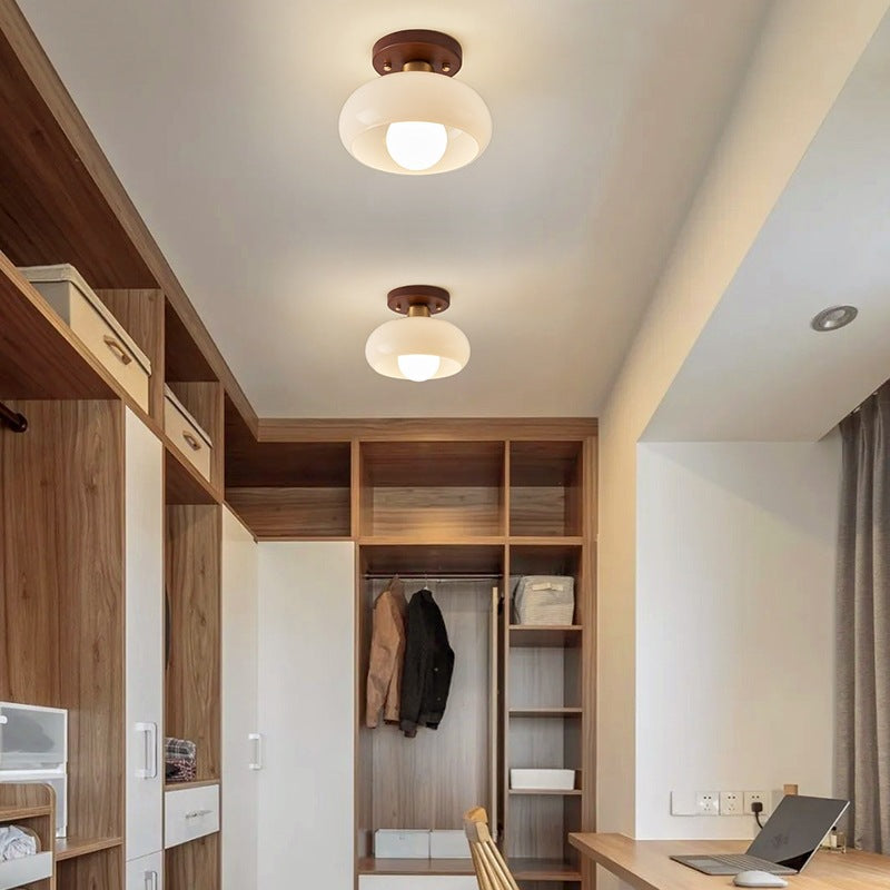 Quartzel | French Bauhaus Cream Ceiling Lamp for Home Living 3