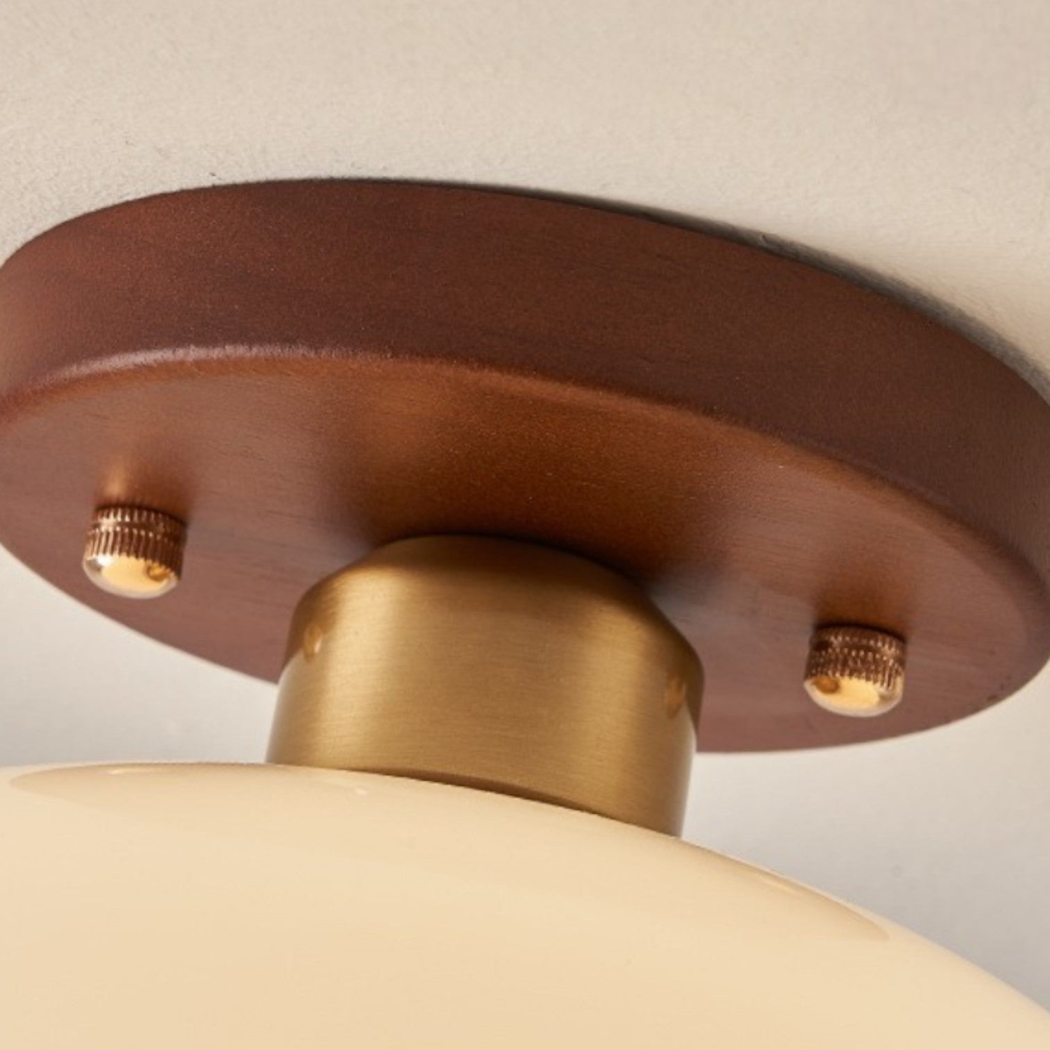 Quartzel | French Bauhaus Cream Ceiling Lamp for Home Living 4