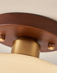 Quartzel | French Bauhaus Cream Ceiling Lamp for Home Living 4