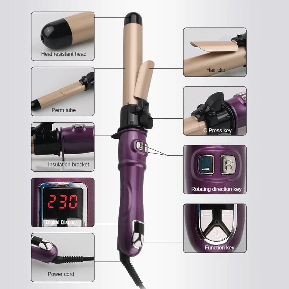 QuickCurl | Cordless Hair Curling Iron for Smooth Curls in Minutes 4