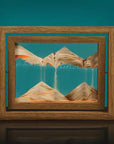 QuicksandArt | Elegant 3D Rotating Sand Wall Art Decor for Home Aesthetics 3