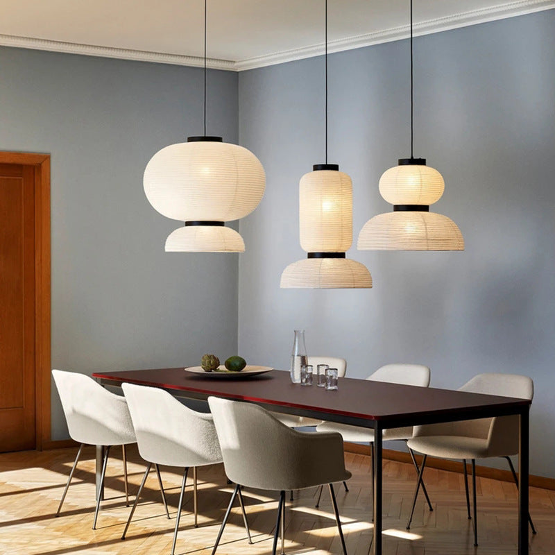 QuietGlow | Modern Japanese Wabi Sabi Pendant Lamp 3