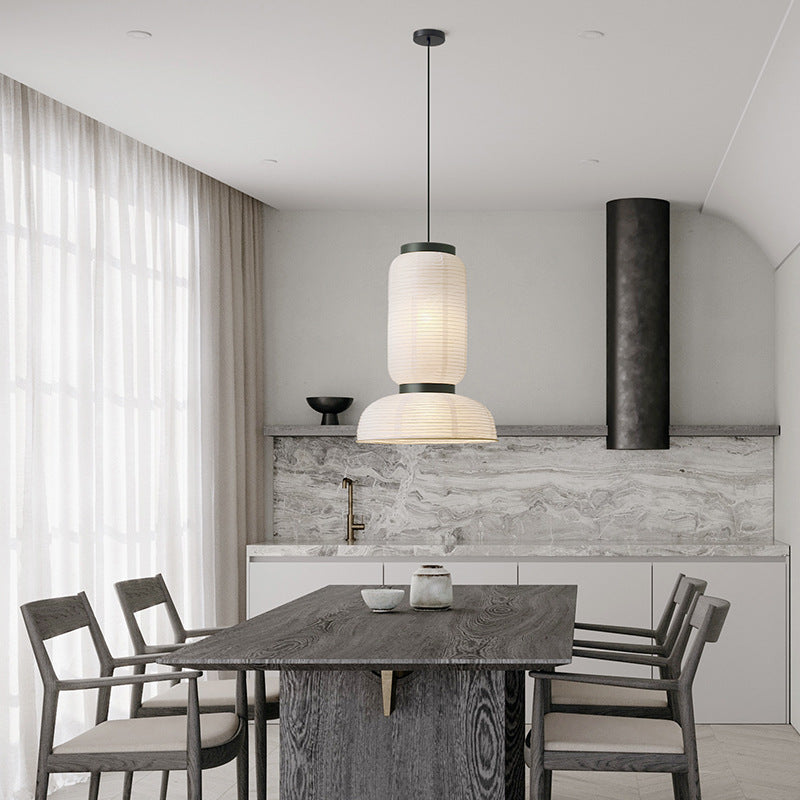 QuietGlow | Modern Japanese Wabi Sabi Pendant Lamp 4