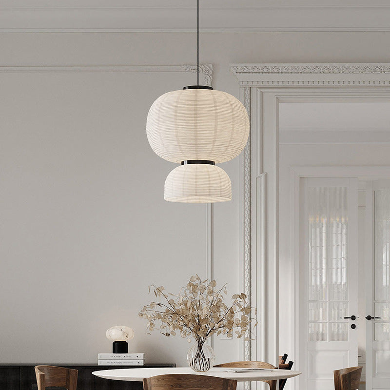 QuietGlow | Modern Japanese Wabi Sabi Pendant Lamp 6