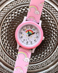 Rainbow Kids' Watch with Silicone Band - Cheerful and Durable Timepiece for Kids! 0