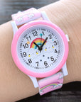 Rainbow Kids' Watch with Silicone Band - Cheerful and Durable Timepiece for Kids! 2
