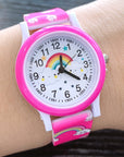 Rainbow Kids' Watch with Silicone Band - Cheerful and Durable Timepiece for Kids! 3