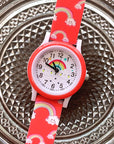 Rainbow Kids' Watch with Silicone Band - Cheerful and Durable Timepiece for Kids! 5