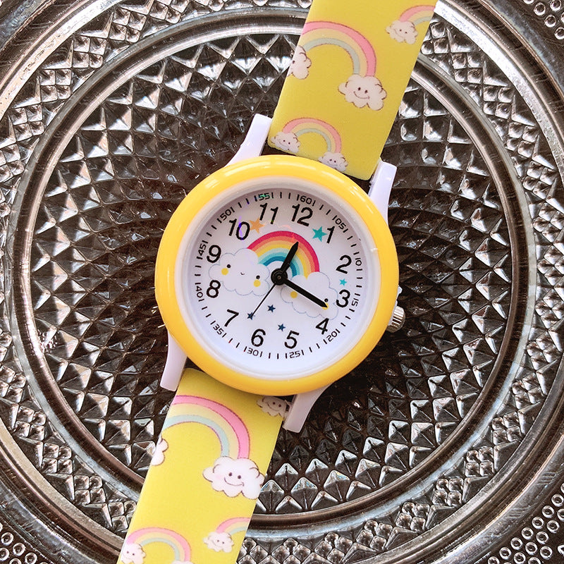 Rainbow Kids' Watch with Silicone Band - Cheerful and Durable Timepiece for Kids! 6
